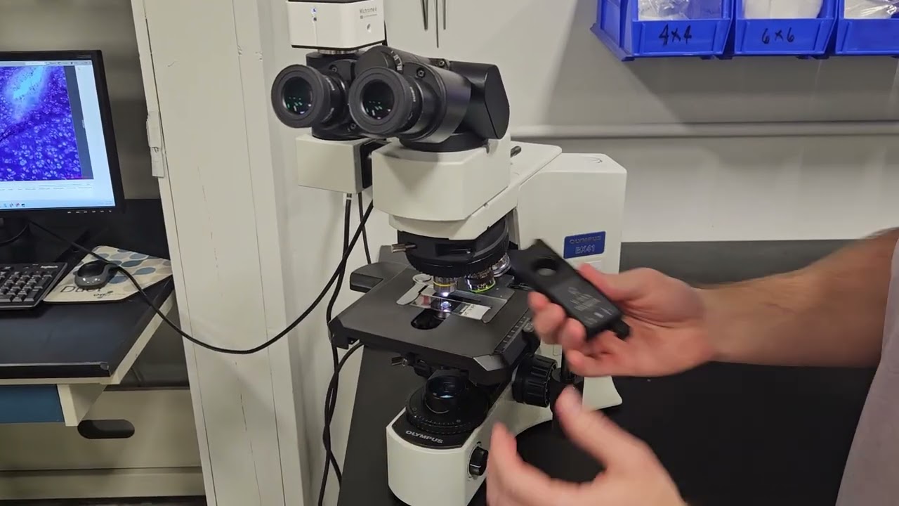 Olympus BX Microscope: Installing the U-GAN Analyzer for Congo Red Polarization
