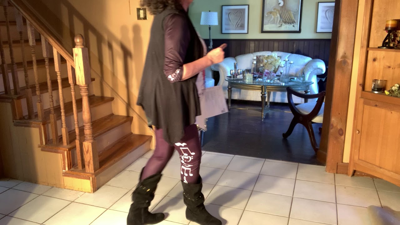 Broke, line dance instructional video