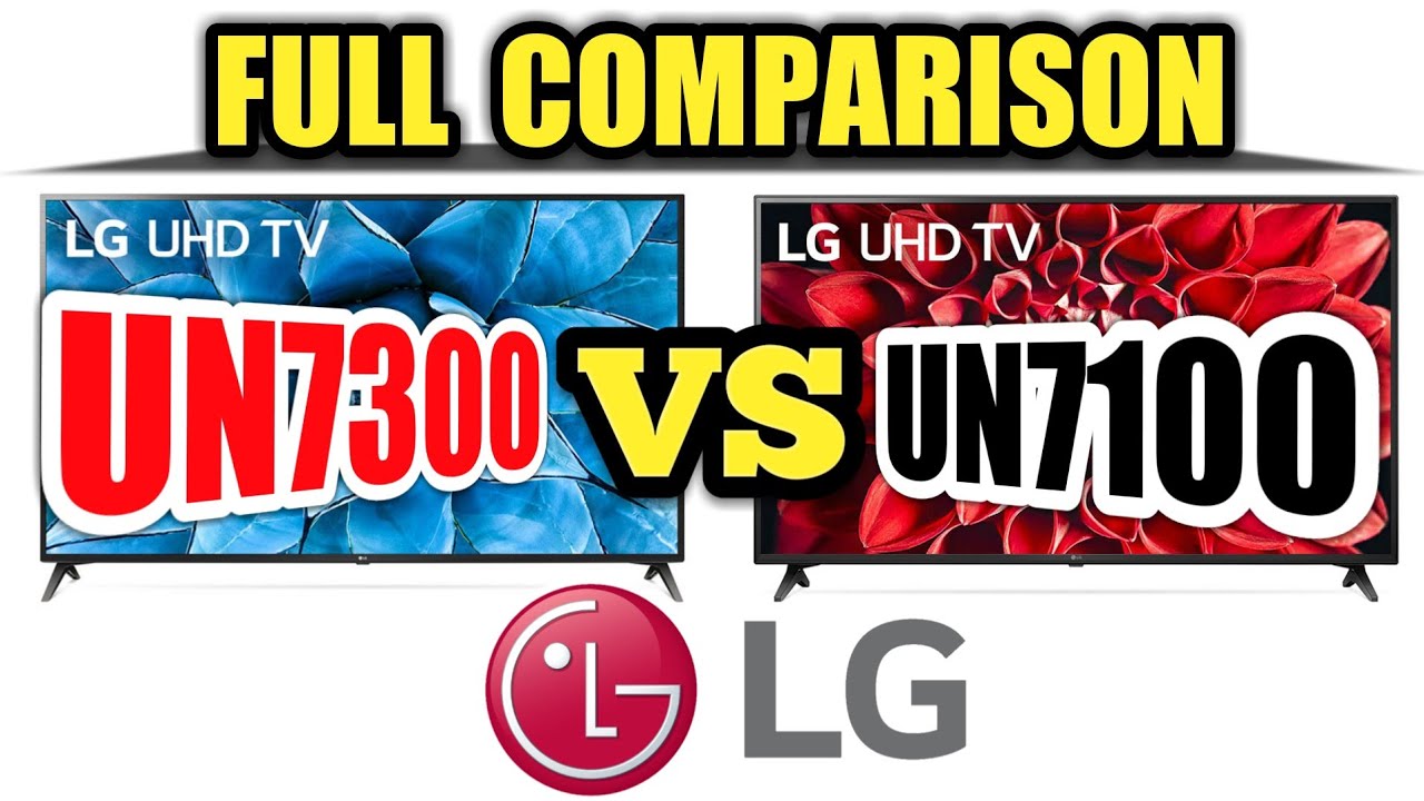 UN7300 vs UN7100 LG UHD TV - Full Comparison