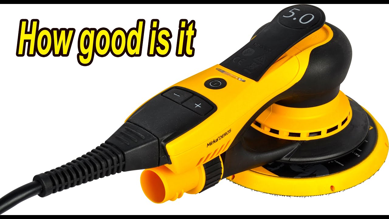 Mirka Deros Orbital sander 5.0 Stroke- Unboxing