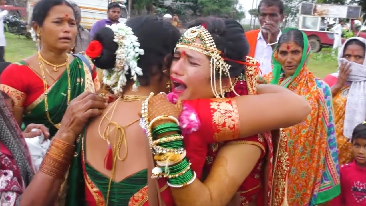 कन्या चालली नांदायला सासर घरी सुंदर मराठी  