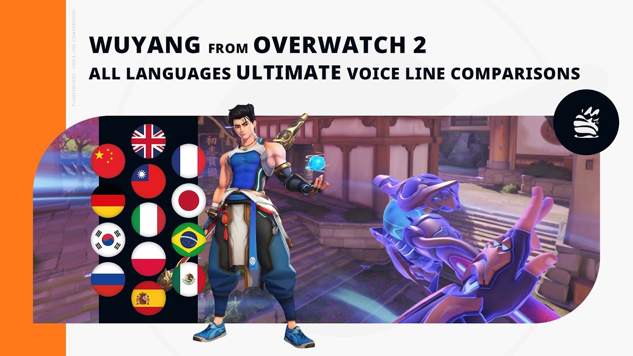 Wuyang - All Languages Ultimate Voice Line Comparisons