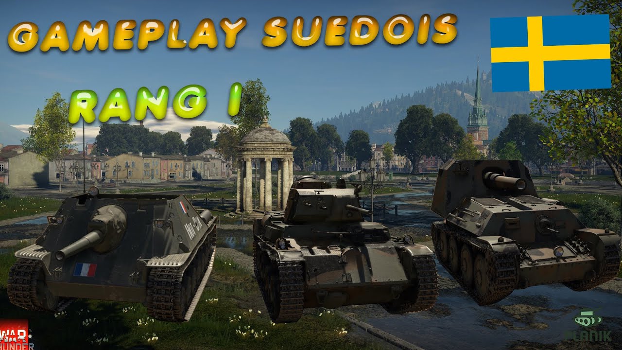 War Thunder FR : Les Chars Suédois en Rang I (Gameplay RB) !