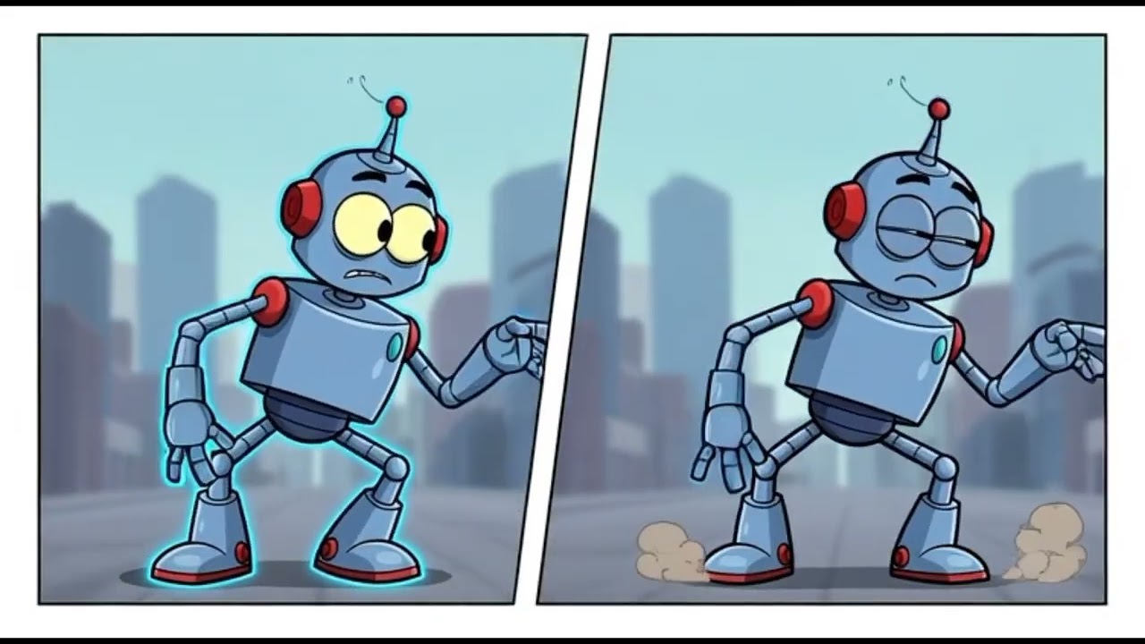 Little Robot Animation for Kids | Fun Robot Dance & Learning Video