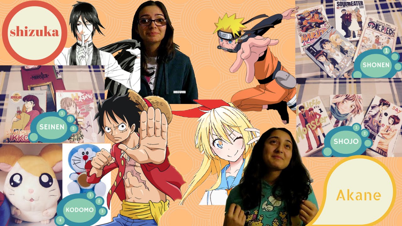 Shonen, shojo, seinen cosa sono realmente?