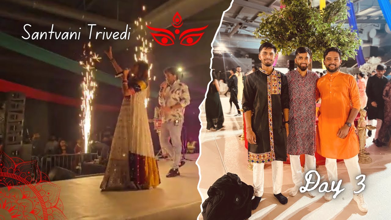 Navratri Day 3 in Wembley | Santvani Trivedi Live | Alperton Studio Garba Night 2024