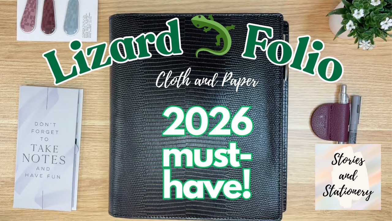 Is This the Perfect Luxury Planner? | Cloth & Paper Lizard Vegan Leather Folio Review