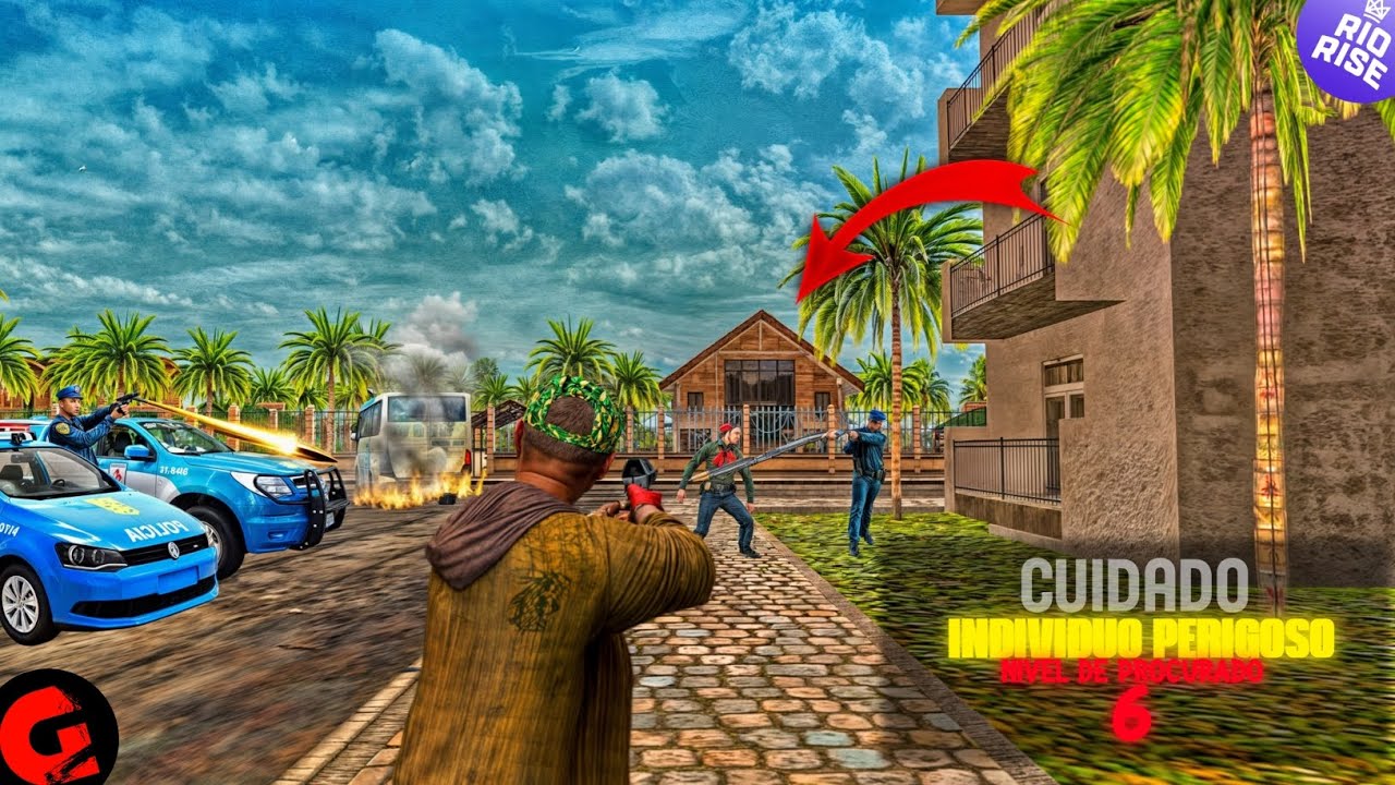 Minha GUERRA Contra a POLÍCIA Ficou DIFÍCIL 💀 - Rio Rise Roleplay (O FILME)