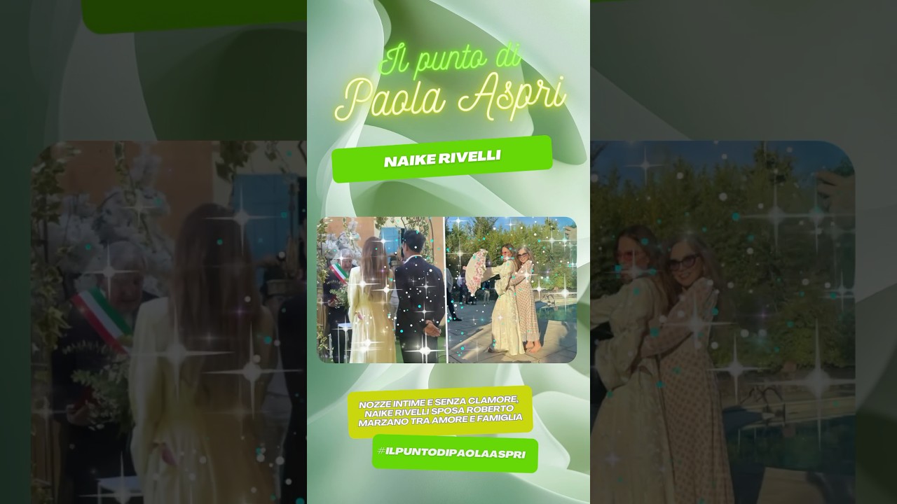 Naike Rivelli sposa #perte #wedding