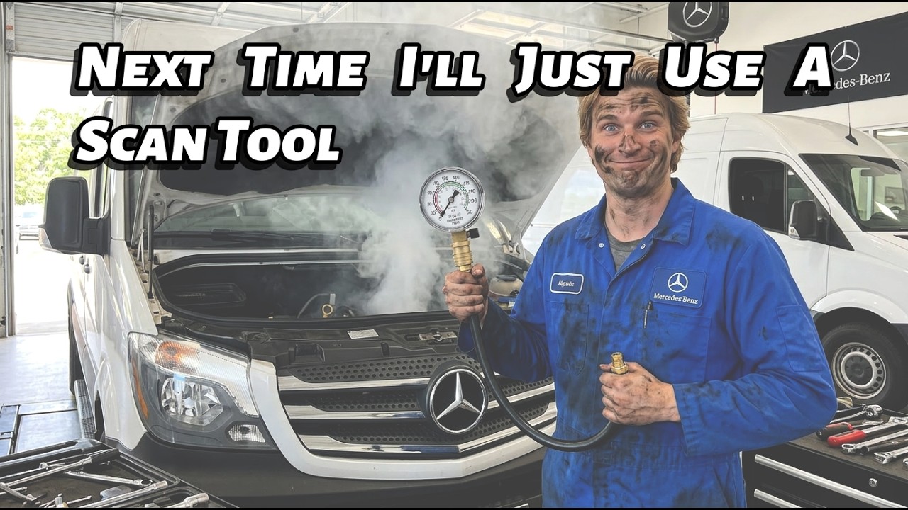 Испытание компрессии фургона Sprinter