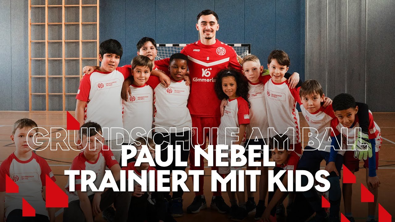 Leuchtende Augen beim Besuch von Paul Nebel in der Grundschule | Mainz 05 | #05ertv [ Saison 2024/25
