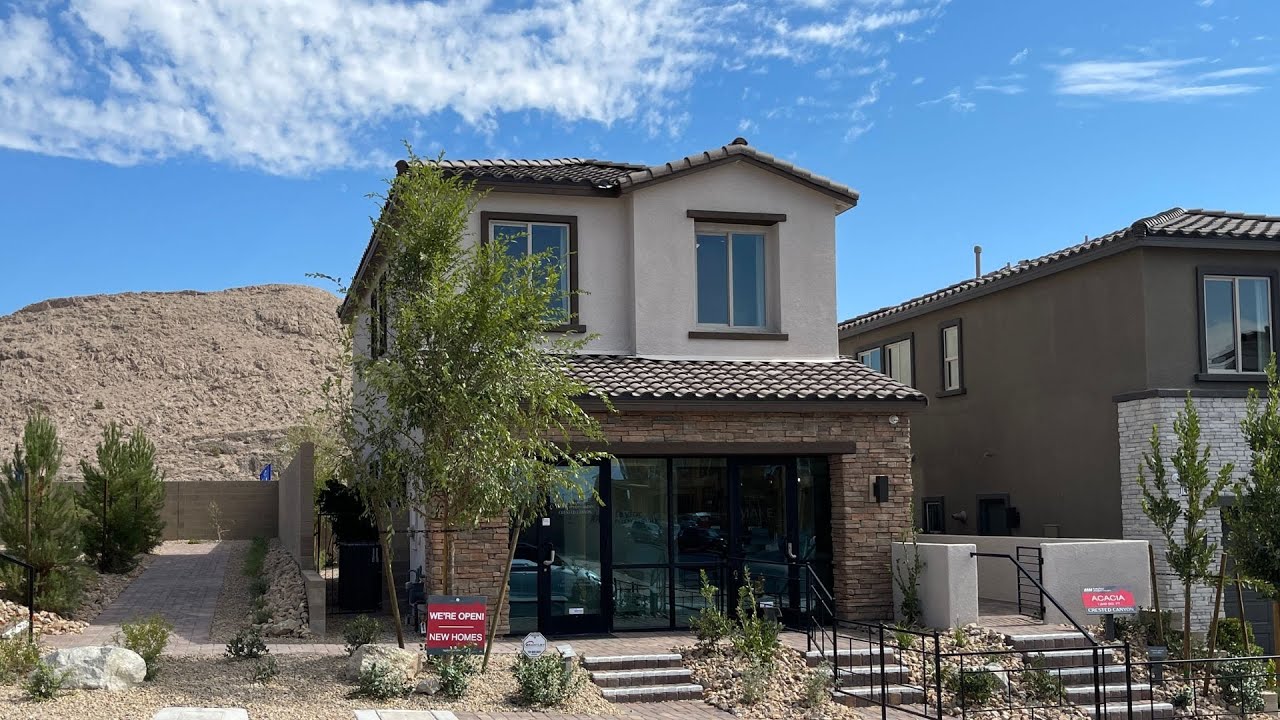 Las Vegas Homes For Sale Summerlin | Crested Canyon by Taylor Morrison | Acacia Tour, $533k+