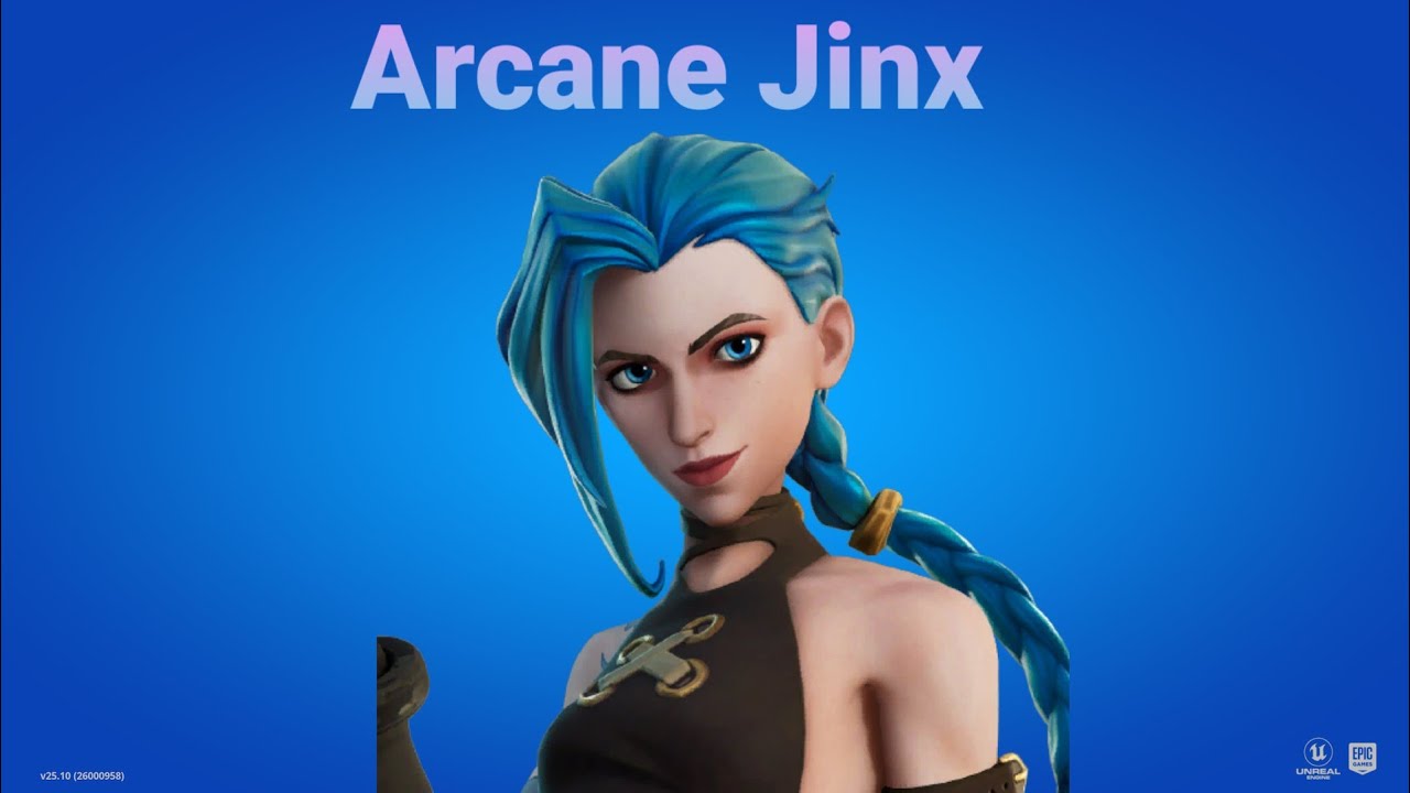 Arcane Jinx Skin Combo | Fortnite