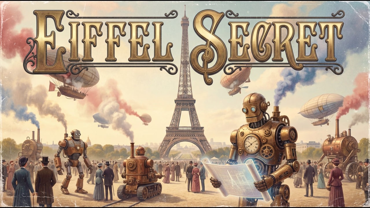 EIFFEL SECRET🗼 | Industrial Deep House 2026 | Cinematic Retro-Futurism AI