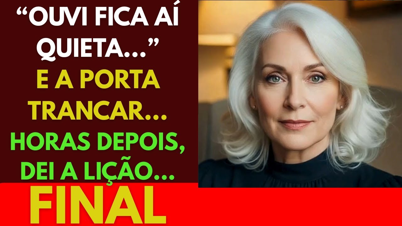 “Ouvi ‘fica aí quieta’ e a porta trancar… Horas depois, dei a lição final”