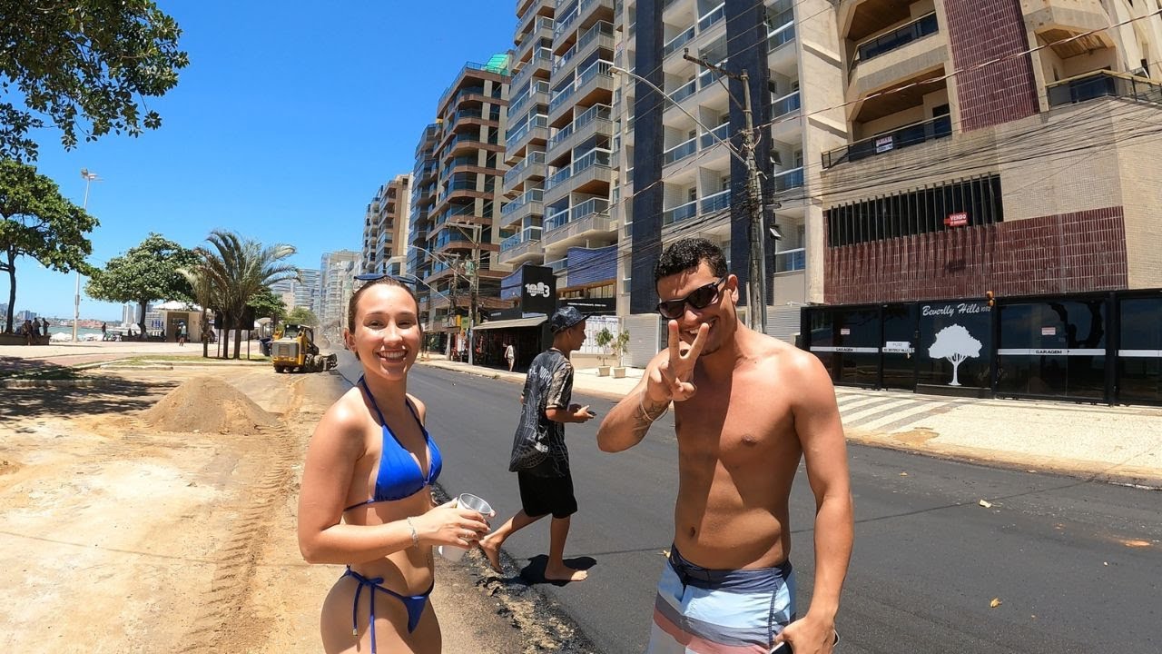 ⛱️Chegou a vez do Asfalto na Praia do Morro em Guarapari!