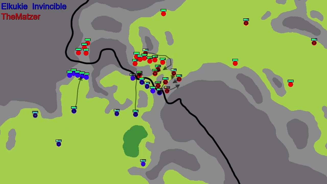War of Dots! The Fluid Borders