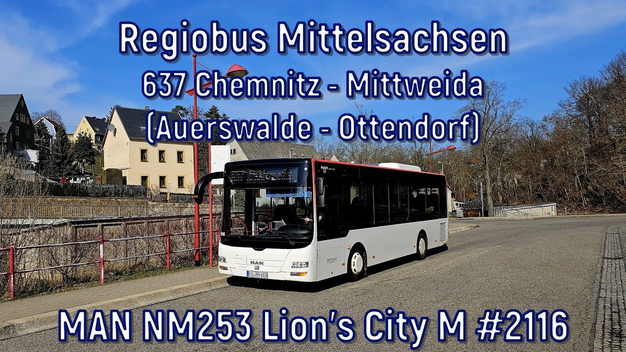 Regiobus Mittelsachsen - MAN NM253 Lion's City M #2116, Linie 637