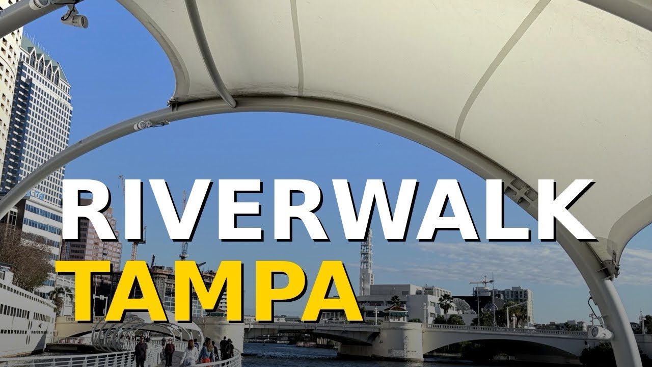 Así se siente caminando un domingo por Tampa Riverwalk