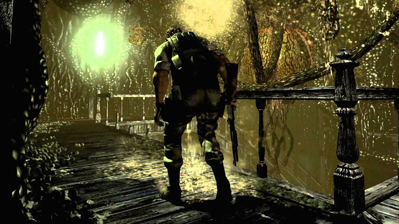 Resident Evil HD Remaster: Plant 42 Boss Fight (4K 60fps)