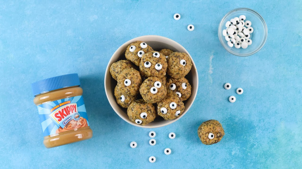 (AD) Monster Peanut Butter Energy Bites Recipe with SKIPPY® Peanut Butter