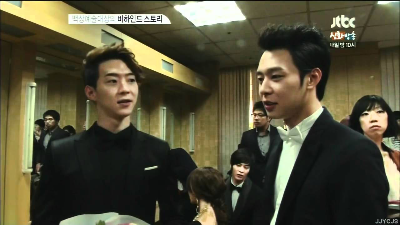 120427 JYJ 유천 Yuchun 백상 예술 대상 비하인드 Paek Sang behind the scene