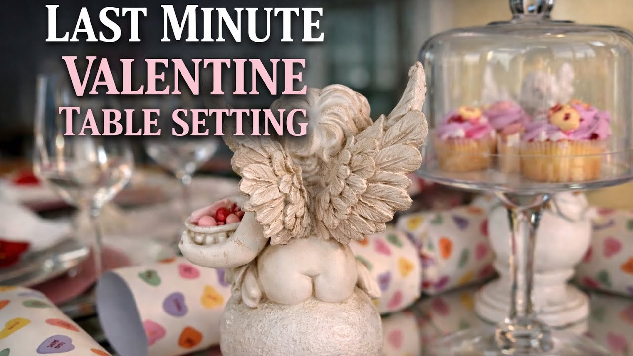 Last Minute Valentine Table Setting Ideas