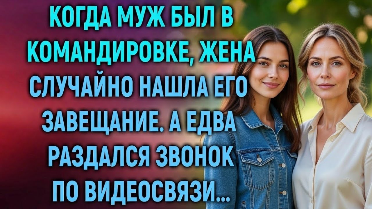 Когда муж уехал в командировку, жена нашла его завещание… Но звонок в дверь всё изменил