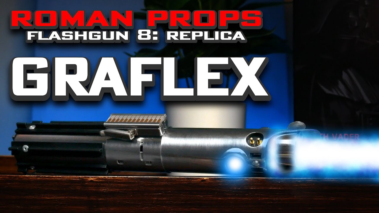 Own Luke Skywalker's Lightsaber!!! - Roman Props Flashgun 8 Replica Graflex Lightsaber Hilt Review