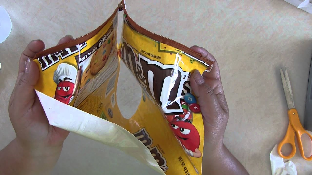 No Sew Candy Bag Pencil Pouch Tutorial