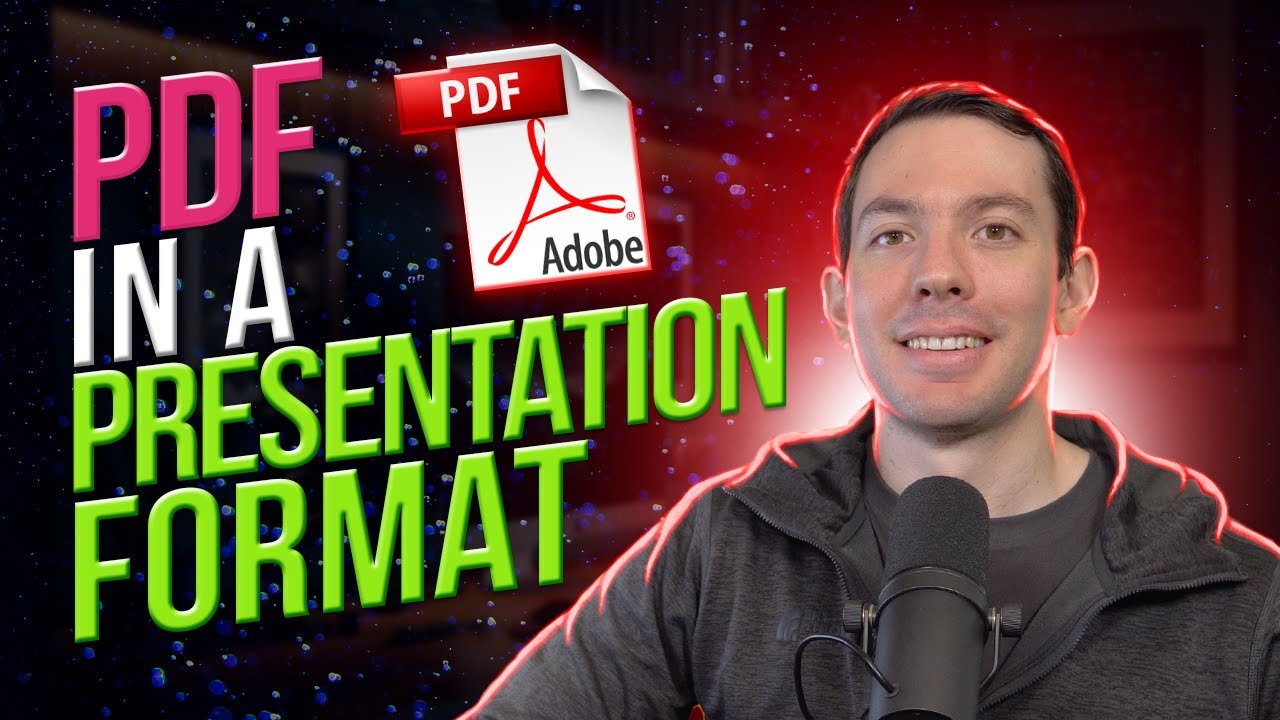 Как использовать PDF-файл в формате презентации (Adobe Reader)