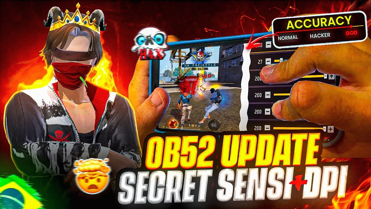 OB52 UPDATE ⚡ SECRET SENSITIVITY 🤯🔥 | NO RECOIL 100% WORKING 🥶✅ | MAKE YOUR OWN SENSI 📁🔥 | FREESTYLE