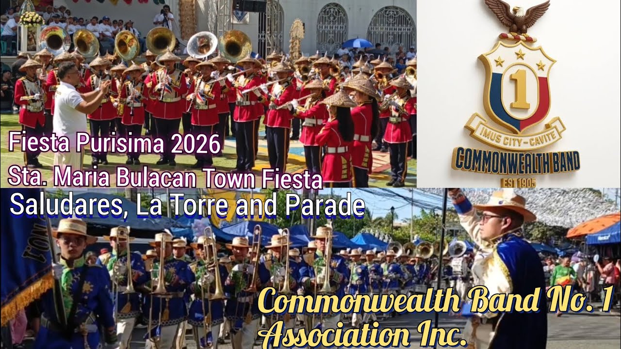 COMMONWEALTH BAND NO. 1 ASSOCIATION INC. | STA. MARIA BULACAN FIESTA 2026 SALUDARES LA TORRE PARADE