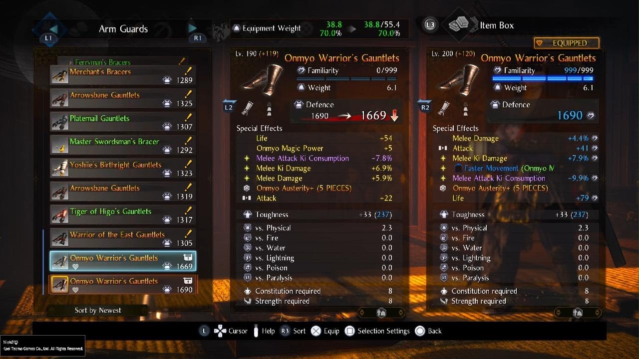 Nioh 2 Easy Depths Mindless Tank Build Guide