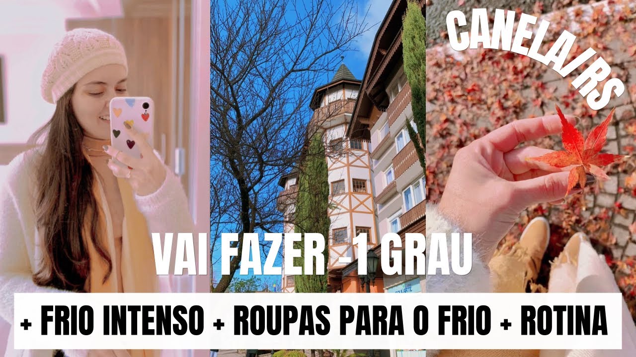 FRIO INTENSO EM CANELA/DICAS DE ROUPAS/ROTINA #canela #vlog #gramado