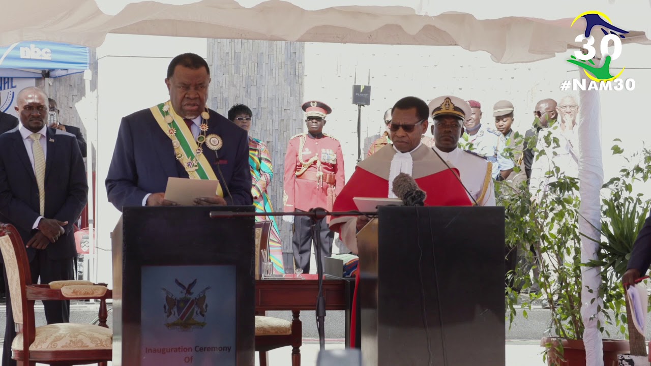 President Hage G. Geingob takes Oath, 21 March 2020