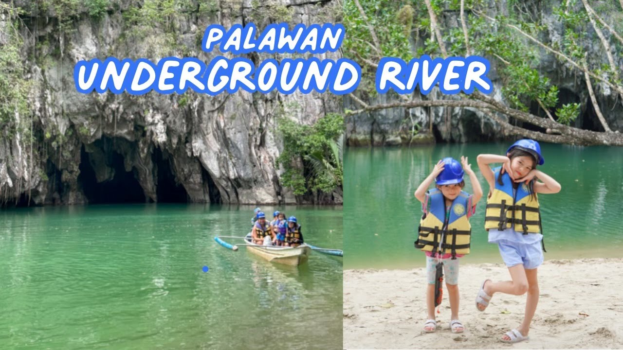 PALAWAN VLOG: Underground River tour + eating a WORM + our own sandbar + hotel tour || Andi Manzano