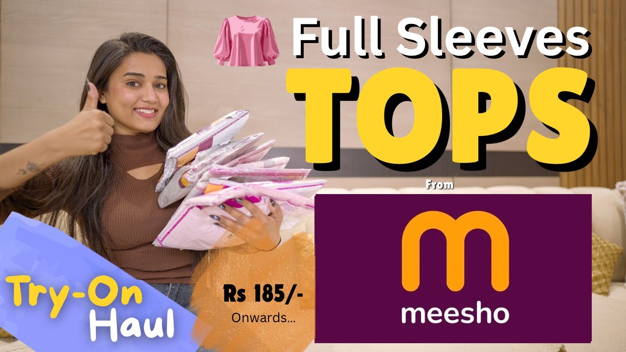 On your demand *full sleeves tops* from meesho | latest collection|Pinterest style|Tryon | gimaashi