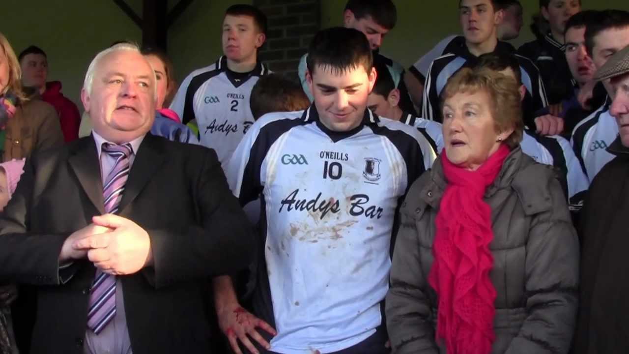 Nenagh Eire Og Bob O Brien Speech North Tipperary minor hurling champions 2012