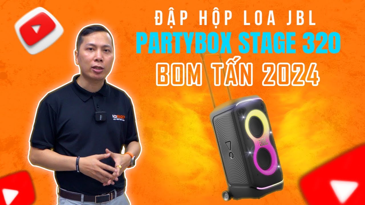 Loa JBL Partybox Stage 320 / Bom Tấn Với Những Cải Tiến Bất Ngờ