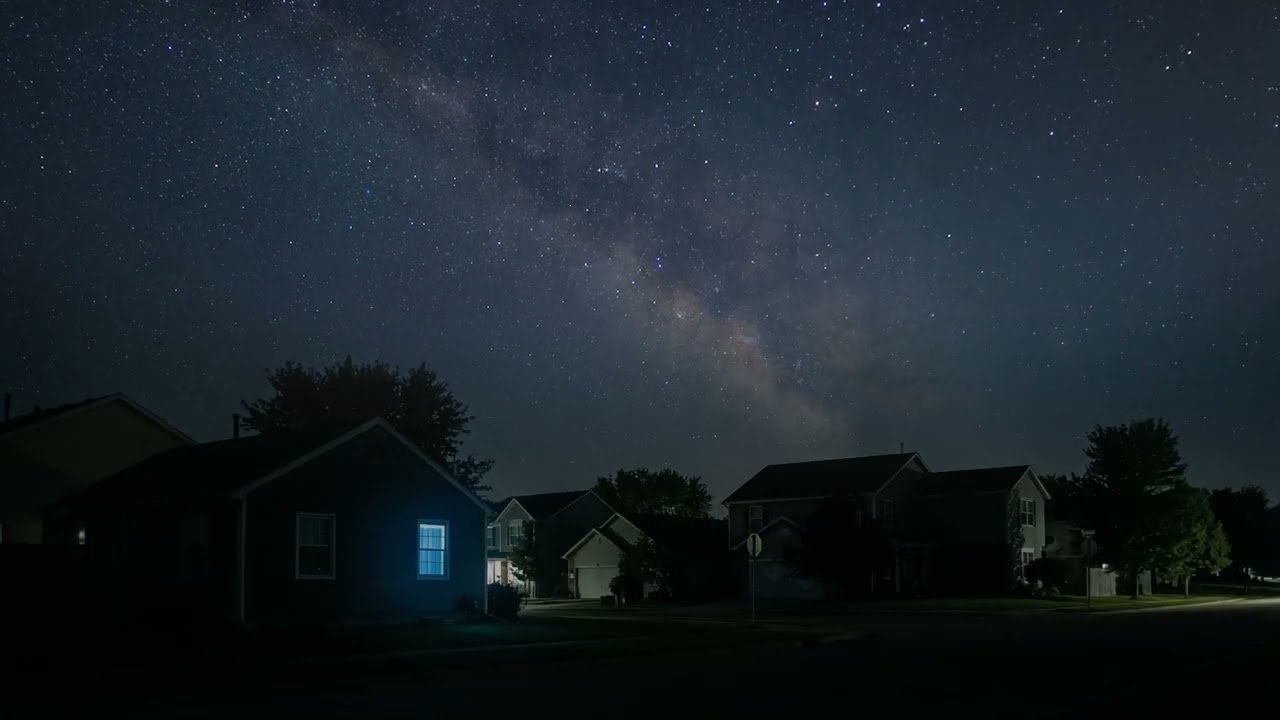 Quiet Suburban Night 🌌 Realistic Night Ambience for Deep Sleep, Calm & Focus