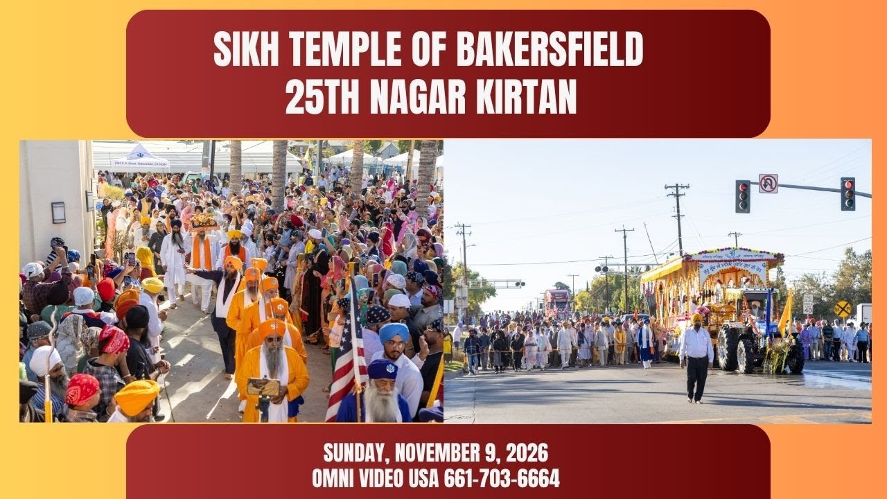 Sikh Temple 25th Nagar Kirtan, Procession,  Bakersfield, California, USA