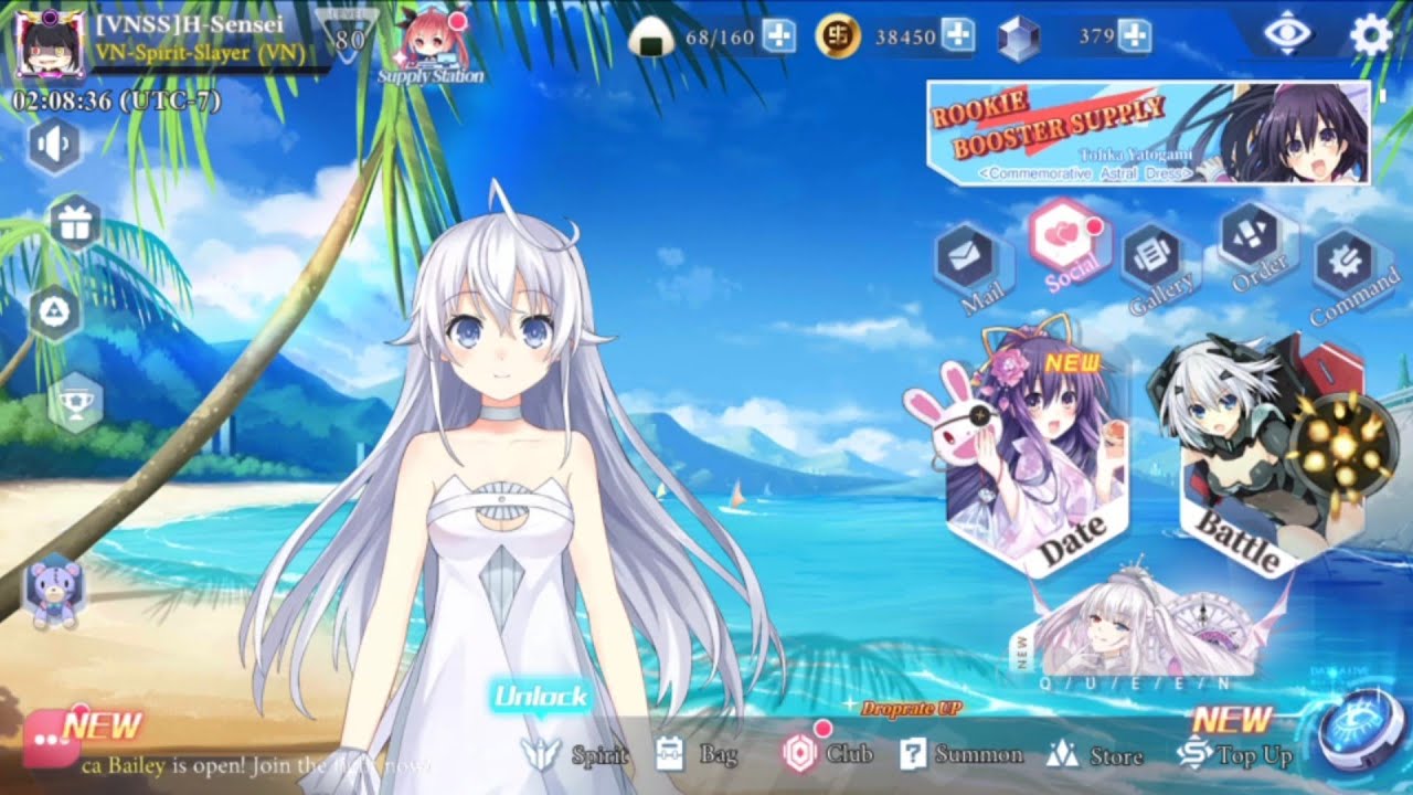 Date A Live: Spirit Pledge #5 - Endless Corridor Cheat Floor 110-200 vs Queen SSS