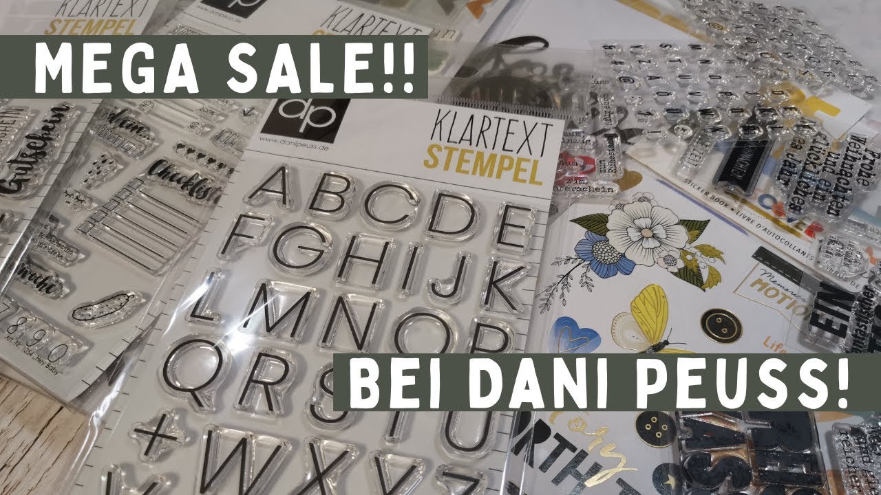 MEGA Klartextstempel HAUL I Black BAG auspacken I #danipeuss