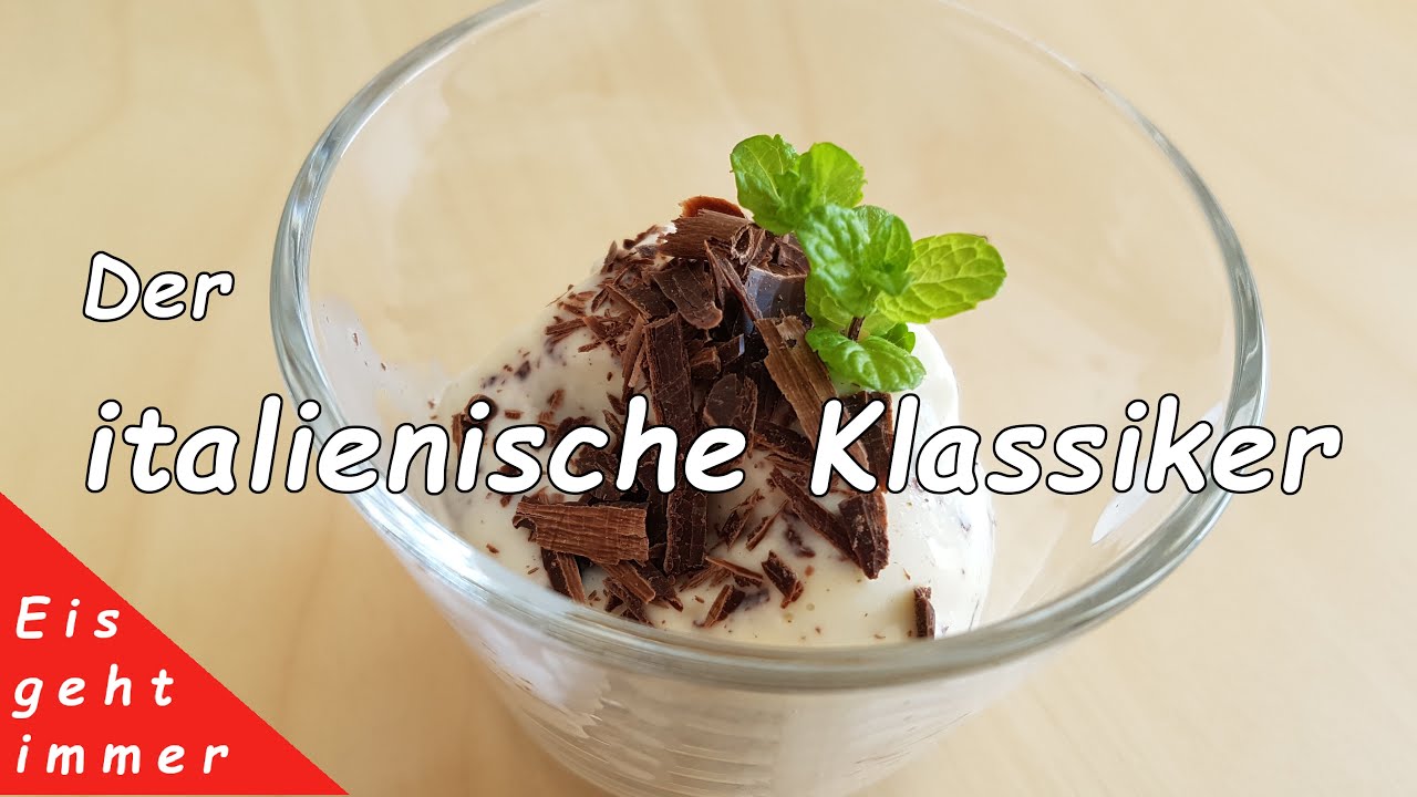 Stracciatella Eis wie von der Eisdiele - einfach selber machen 😋🍨