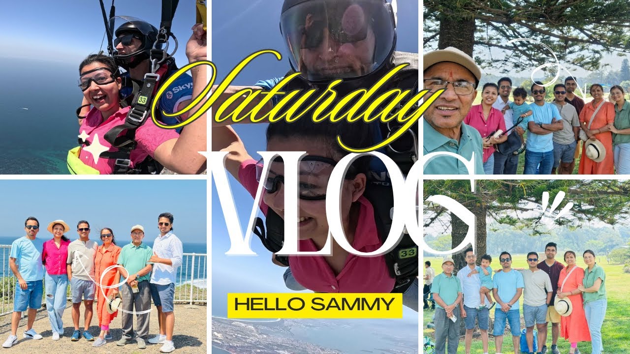 Wollongong 🪂 Skydiving + family memories 