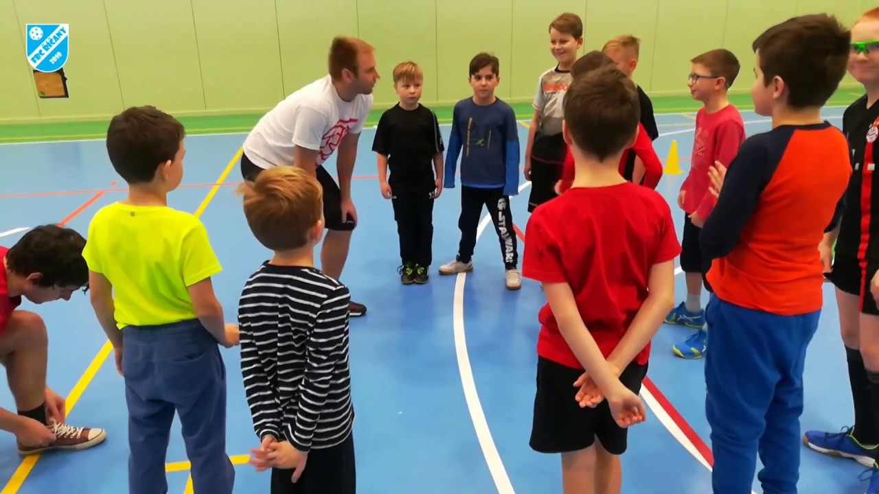 Floorbal: 1. díl ukázkový trénink přípravky a elévů s Markem Chlumským úvodní část