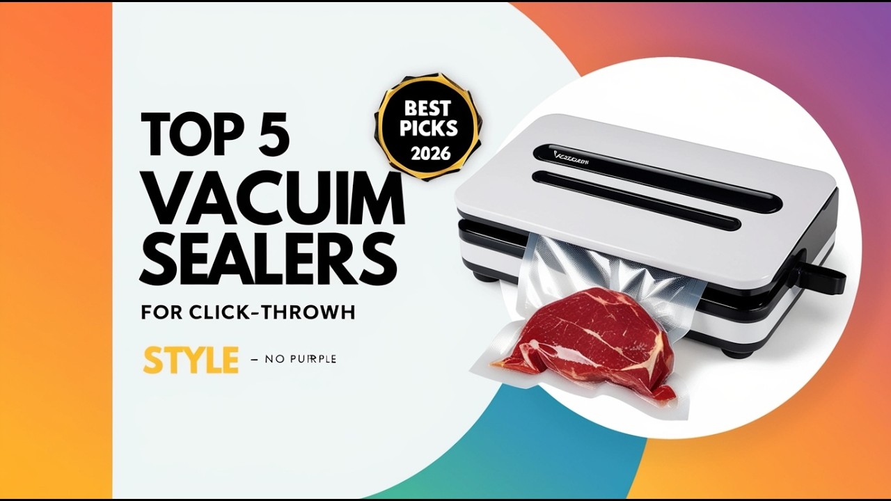Top 5 Best Vacuum Sealers 2026 | Keep Food Fresh Longer