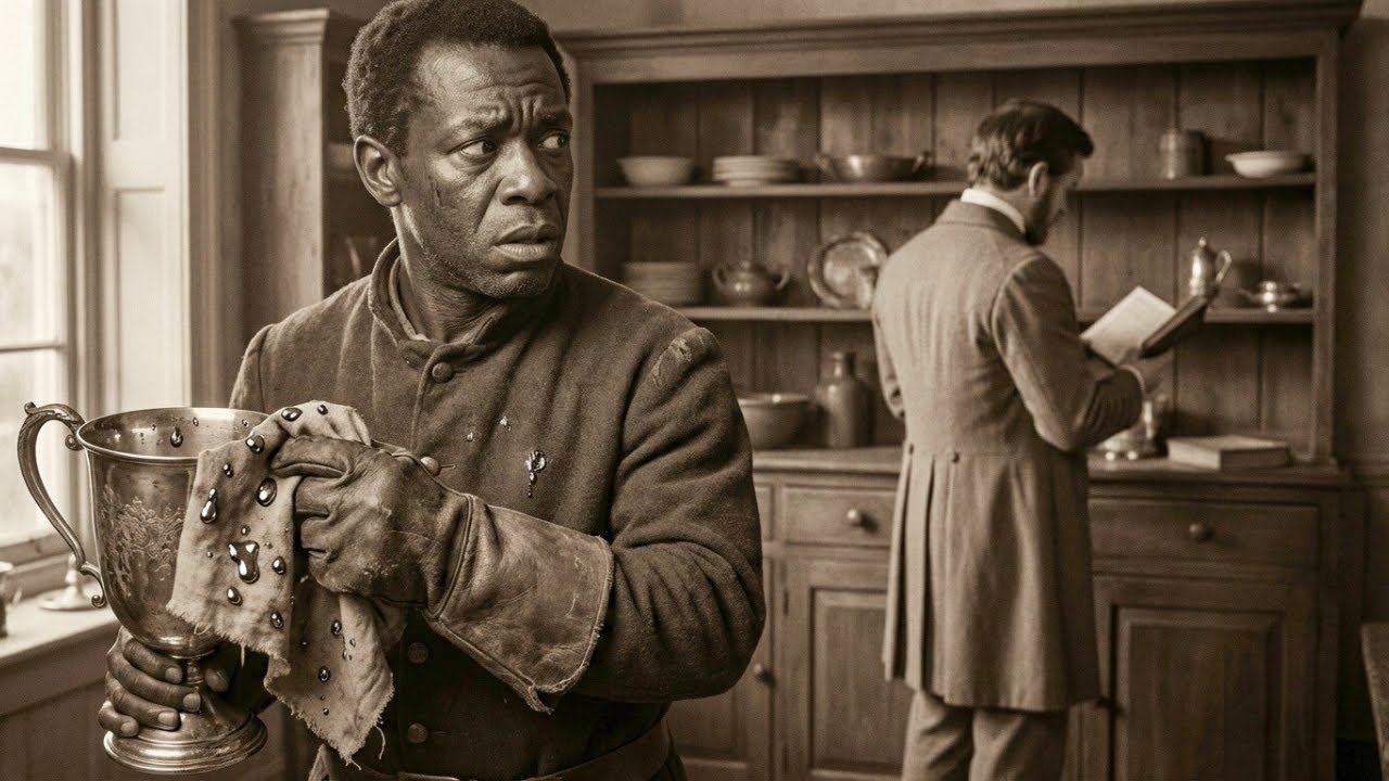 THE BUTLER SLAVE who polished the Silver Goblet with MERCURY: The Mad Master!