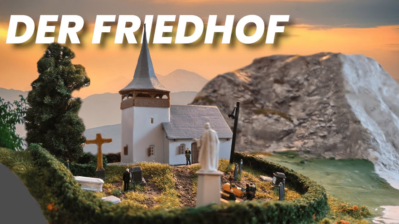 Ein super realistischer Friedhof 🪦| Bau einer Spur N Modellbahn 🚂 - Folge 4